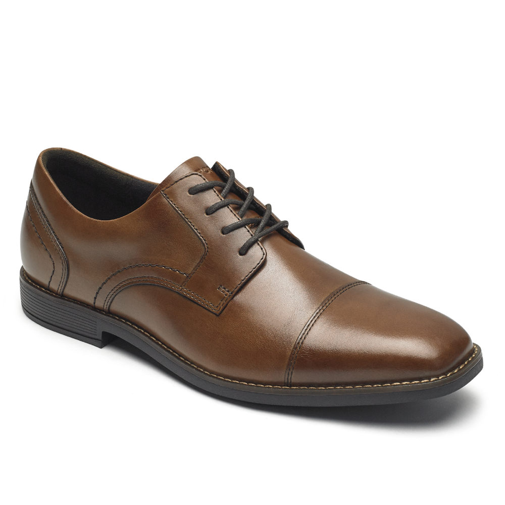 Rockport Oxfords Herre Brune - Slayter Cap Toe Blucher - MAOH09215